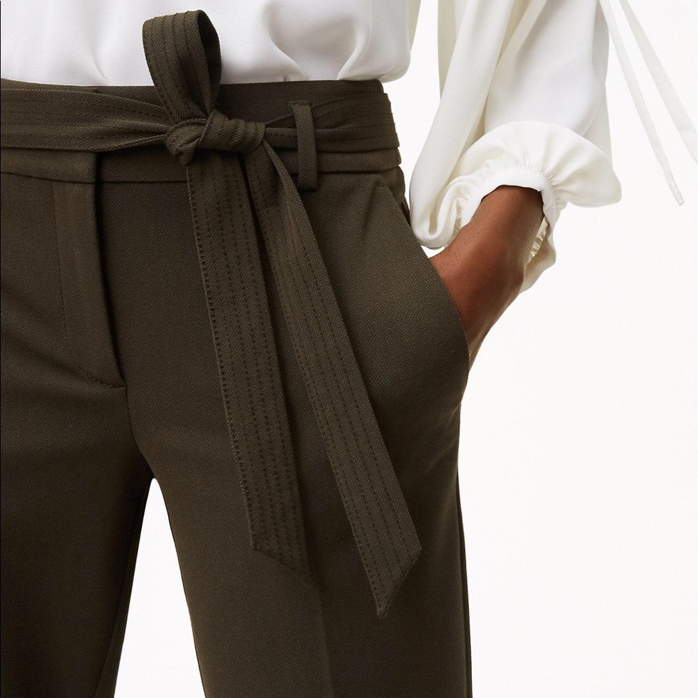 LOFT Slim Tie Waist Stretch Pants in Julie Fit